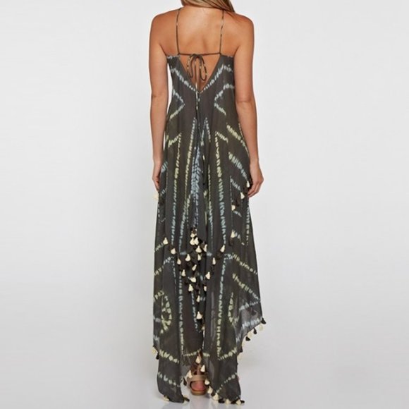 New Moroccan Scarf Print Tie Handkerchief Maxi - Picture 4 of 7